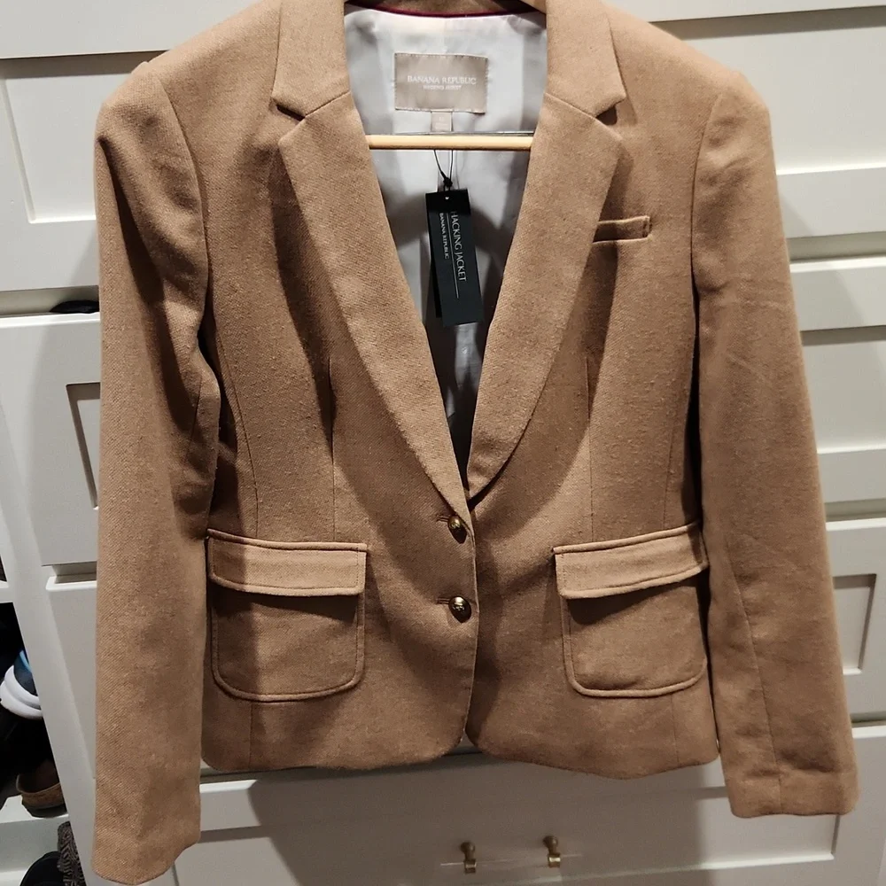 Banana Republic BLAZER wool Blend in Camel - Picture 3 of 5